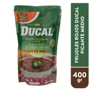 Frijol Ducal Volteado Rojo...