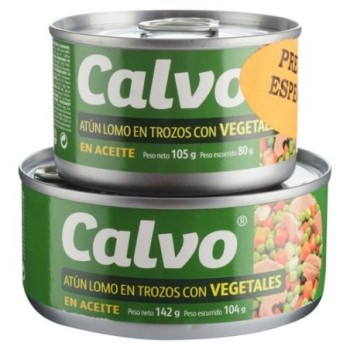 Atún Calvo Vegetales -142gr