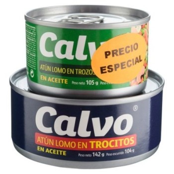 Atún Calvo Trocitos -142gr