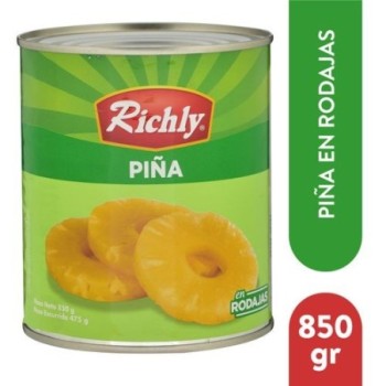 Piña Richly Rodajas - 490gr