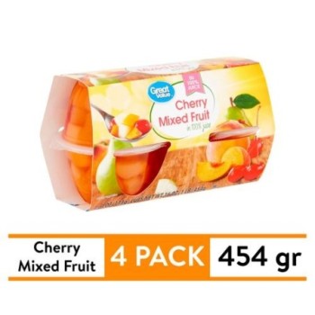 4 Pack Fruta Mixta Cereza...