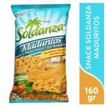 Snack Soldanza Maduritos 160Gr