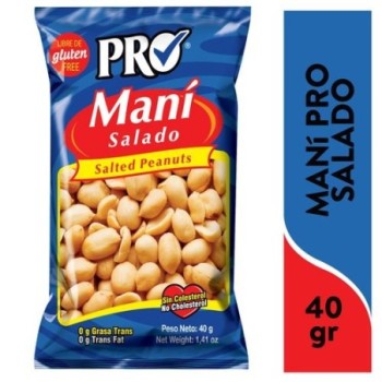 Maní Pro salado paquete - 40 g