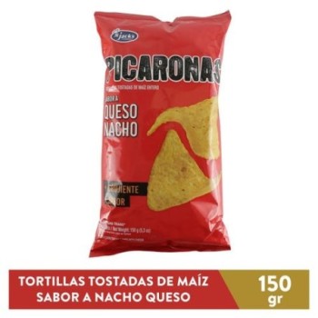 Snack Picaronas Queso Nacho...