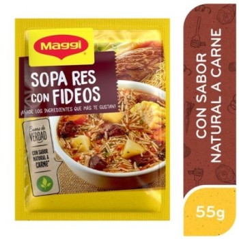 Sopa Maggi De Res Y Fideos...