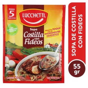 Sopa Lucchetti de costilla...