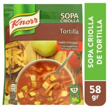 Sopa Tortilla Knorr - 58gr