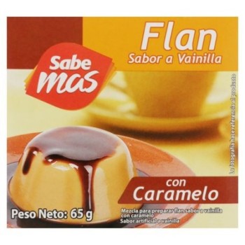 Flan Sabemas con caramelo -...