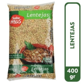 Lentejas Bolsa Sabemas - 400gr