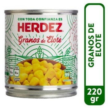 Maíz Dulce Herdez Lata -220gr