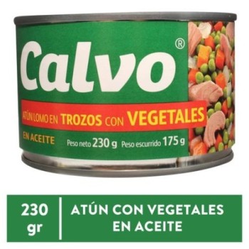 Atún Calvo Vegetales Trozos...