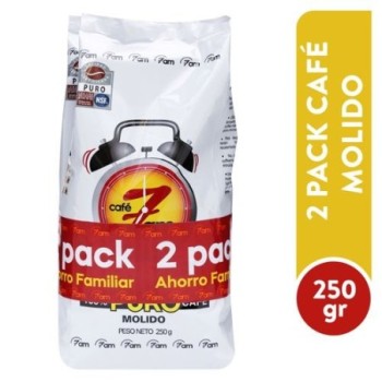 Café 7 Am molido 2 pack -...