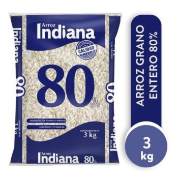 Arroz Indiana 80% Grano...