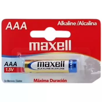 Pila maxell aaa alcalina...