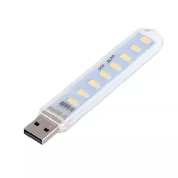 Lampara led usb 8 focos