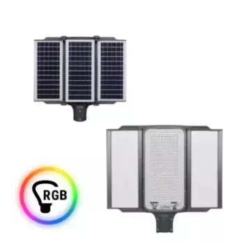 Lampara solar mariposa rgb...