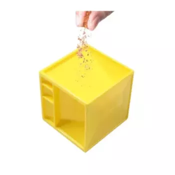 Cubo para medidas en cocina