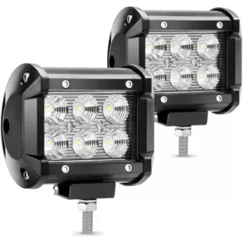 Barra led 18w/12v 4'' (par)...