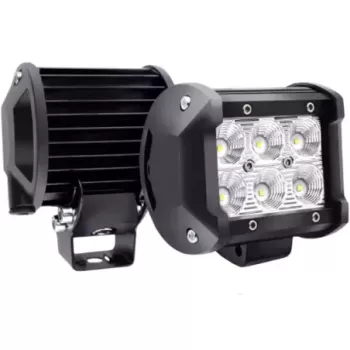 Barra led 18w/12v 4'' (par)...