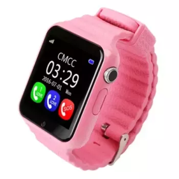 Smart wacth v7k con gps rosado