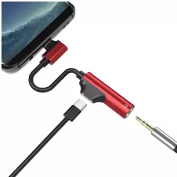 Adaptador tipo c a 3.5 y carga