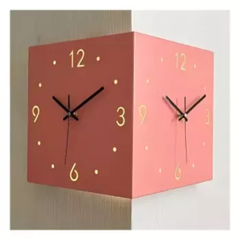 Reloj doble cubo esquinero