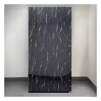 Lamina pvc uv marmol negro...