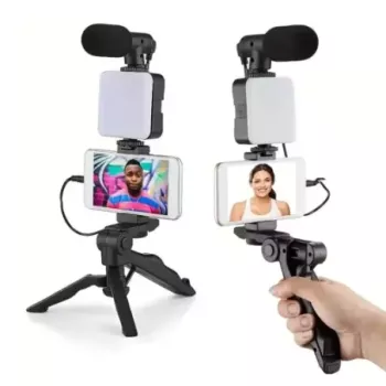 Tripod y holder con led y...