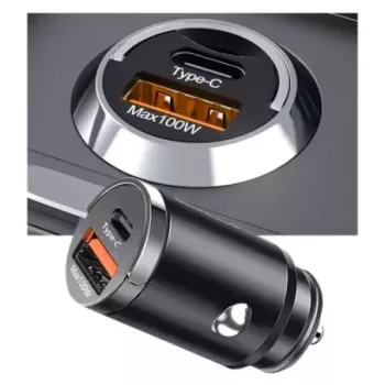 Cargador carro 120w usb y...